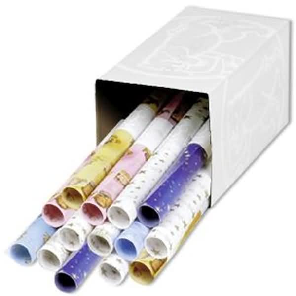 Ursus, Bastelpapier, Transparentpapier Rolle 115g/qm 50x61cm Weihnachten sortiert (115 g/m², 1 x)