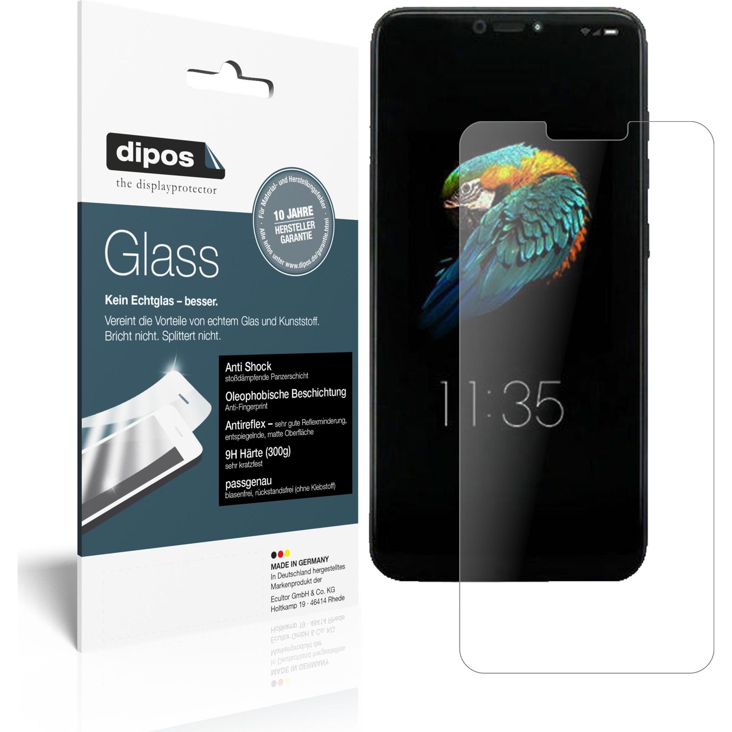 Dipos Displayschutz Anti-Shock (1 Stück, Lenovo S5 Pro GT), Smartphone Schutzfolie, Transparent