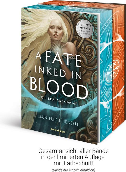 Immagine prodotto Ravensburger A Fate Inked in Blood - Die Skaland-Saga, Band 1 (Tedesco, Danielle L. Jensen, 2025)
