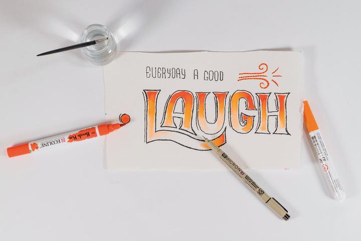 Immagine prodotto Talens Penna a pennello Ecoline (Multicolore, Bianco, 1 x)