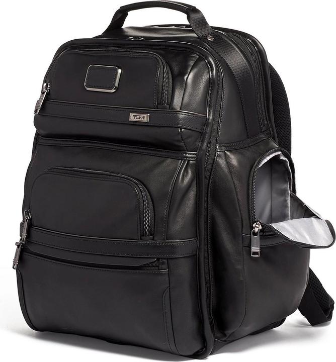 Actual product image Tumi Alpha 3 Leather Brief Pack