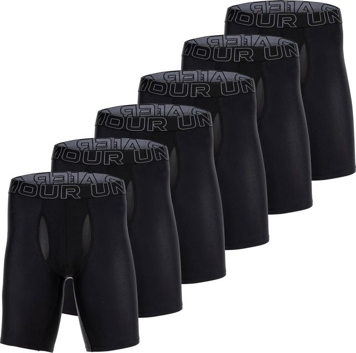 Actual product image Under Armour Boxershort Sportlich Figurbetont UA PERFORMANCE TECH - SOLID 9 IN 6PK (XXL, pack of 6)