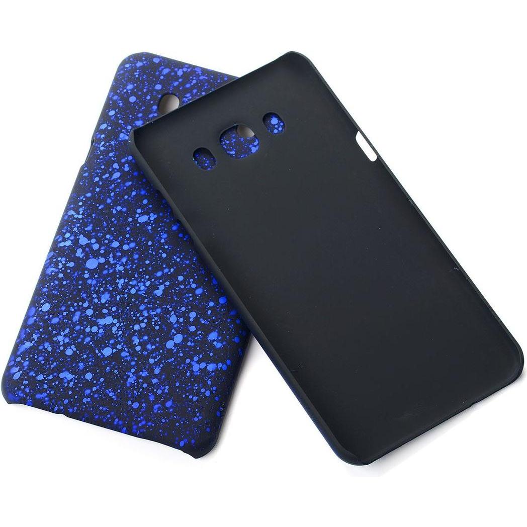 König Design Handy Hülle Schutz Case Bumper Etuis für Samsung Galaxy J7 2016 3D Sterne Blau (Samsung Galaxy J7 (2016)), ...