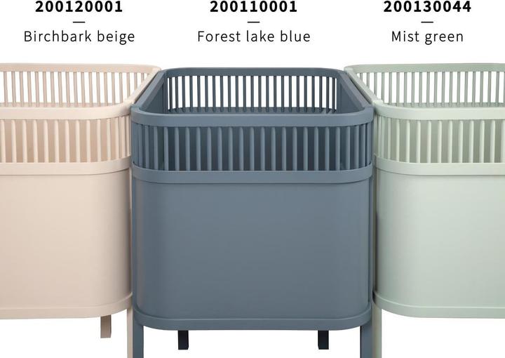 Actual product image Sebra Baby & Junior Bed Mist Green (70 x 140 cm)