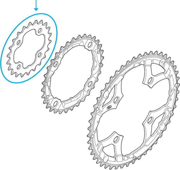 Image du produit Shimano Plateau Deore FC-T6010 26Z (26)