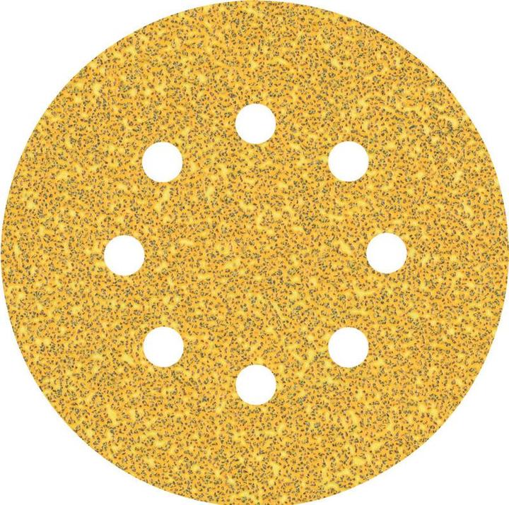 Actual product image Bosch Professional Zubehör EXPERT C470 Sanding paper with 8 holes for random orbital sanders, 125 mm, G 120, 50 pcs. (120)