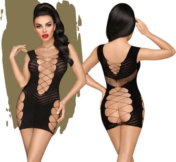Produktbild Penthouse Lingerie Flame on the rock - Seamless mini dress with criss cross detai (M, L)