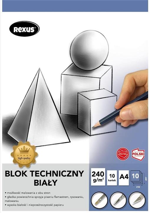 Image du produit Beniamin Technischer Block A4/10K weiss Premium (A4)