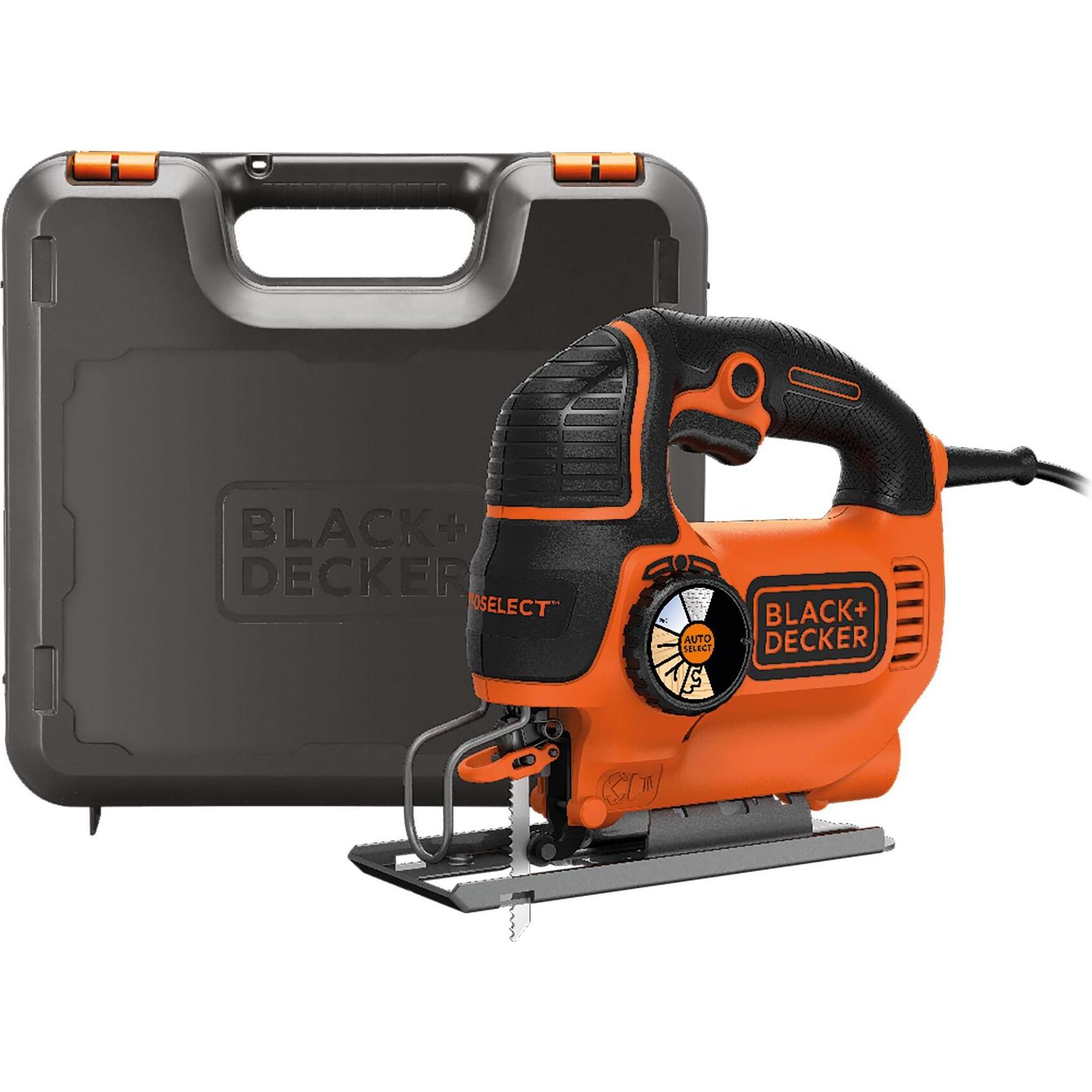 Black & Decker, Stichsäge, Kreissäge KS801SEK 80 mm 550 W, Kitbox
