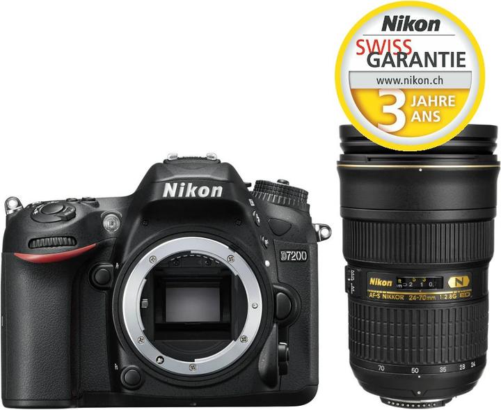 Nikon D7200 24-70mm f/2.8G ED Kit
