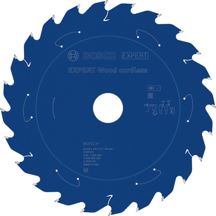 Immagine prodotto Bosch Professional Zubehör EXPERT Wood Kreissägeblatt, 216x30 mm, T24