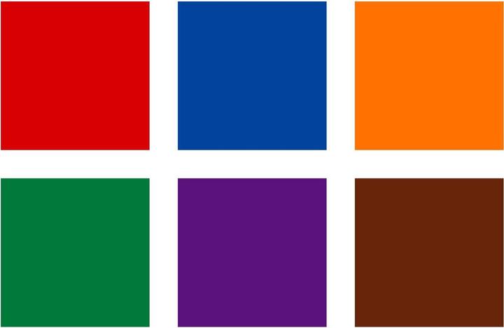 Actual product image Staedtler Fineliner pigment liner308 (Orange, Violet, Green, Blue, Red, Brown, 6 x)