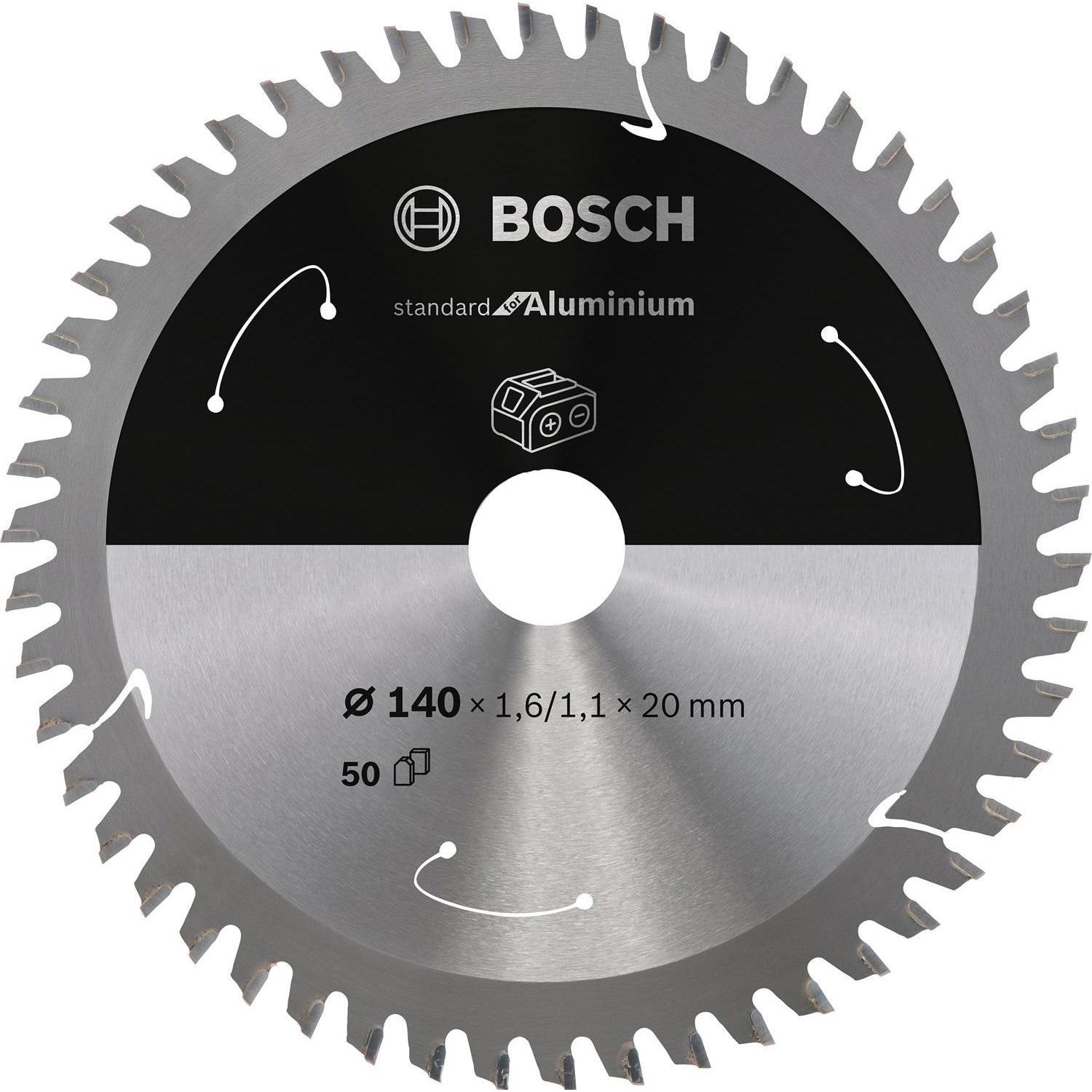 Bosch Professional Zubehör, Sägeblatt, PRO Aluminium cordless Kreissägeblatt, 140 x 1,6 x 20 mm