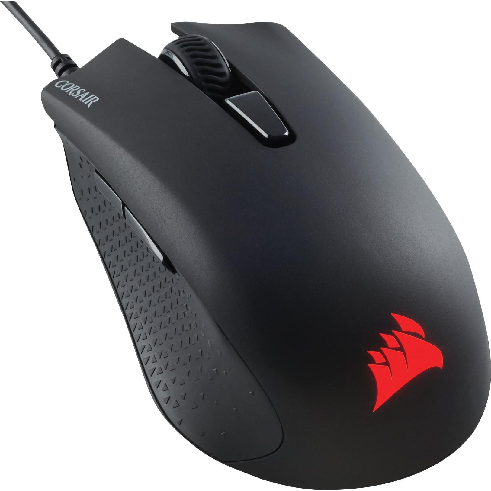 Corsair Harpoon RGB Pro (Kabelgebunden), Maus, Schwarz