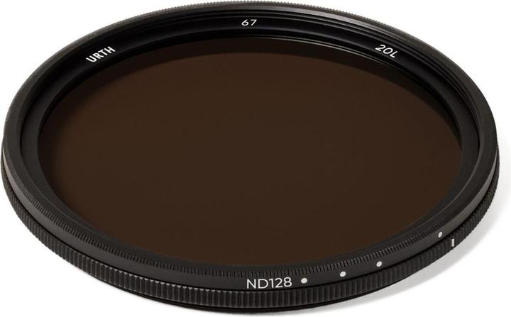 Productafbeelding Urth 67mm ND8 128 (3 7 Stop) Variabel ND Lensfilter (Plus+) (67 mm, ND / grijsfilter, 67 mm)