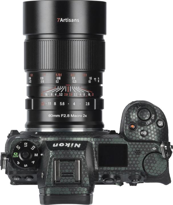 Image du produit 7artisans 60mm F2.8 Macro 2x Nikon (Z Mount) (Nikon Z, Plein format)