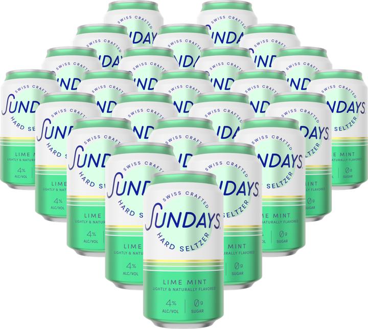 Produktbild Sundays LIME MINT DOSE Kiste / (24 x 33 cl)