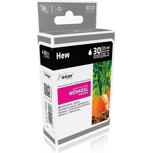 Astar, Druckerpatrone, Magenta - kompatibel - Tintenpatrone (M)
