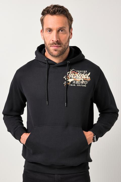 Image du produit JP1880 Sweat-shirt à capuche JP 1880, imprimé poitrine et poche kangourou - jusqu'au 8 XL (XL)