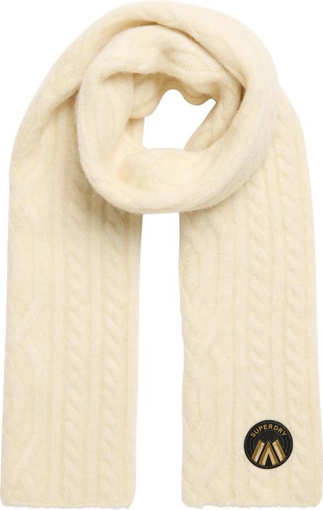 Superdry strickschal cable luxe