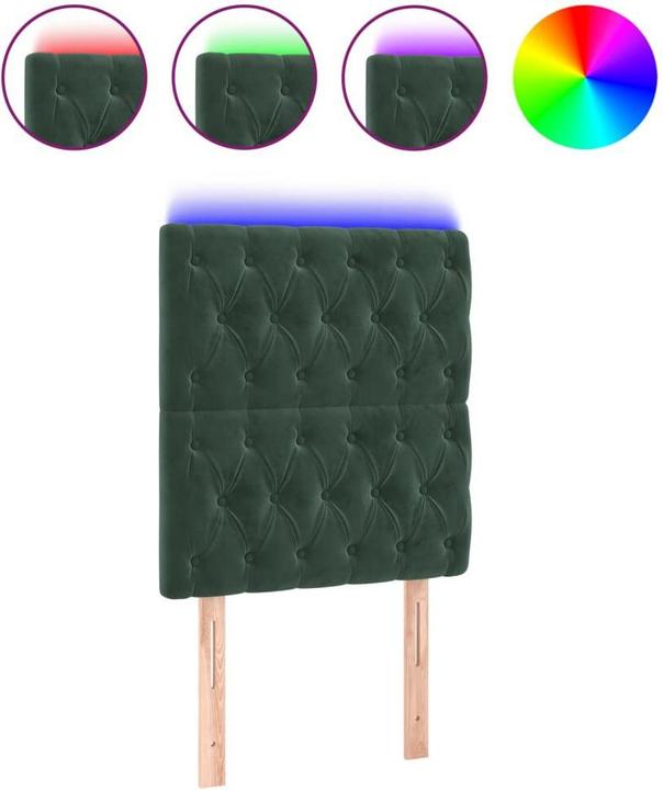 Produktbild vidaXL LED Kopfteil (80 x 7 x 128 cm)