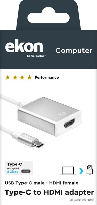 Produktbild Ekon USB Typ C — HDMI (HDMI)