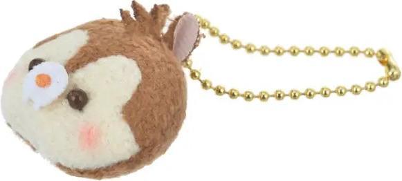 Actual product image Disney Dale plush key ring Little Face