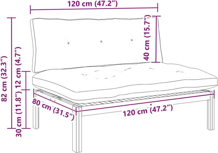 Produktbild vidaXL gartenmöbel
