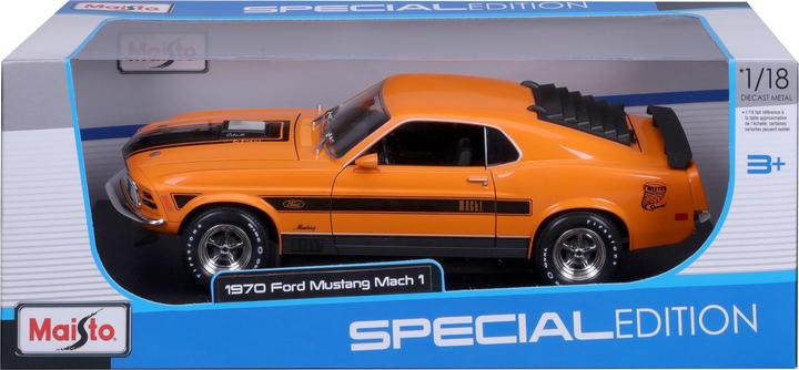 Produktbild Maisto Ford Mustang Mach 1 1970 1/18 orange
