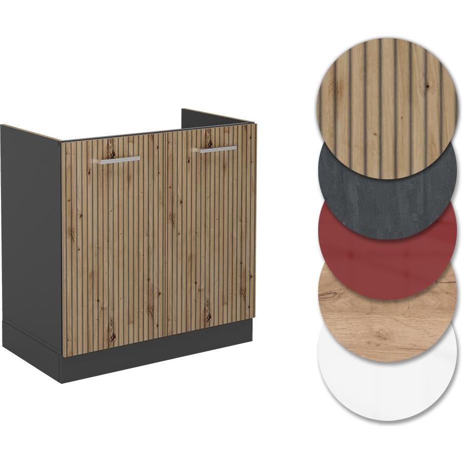 Vicco, Regal, Spülenunterschrank R-Line (80 x 46 x 81.5 cm)