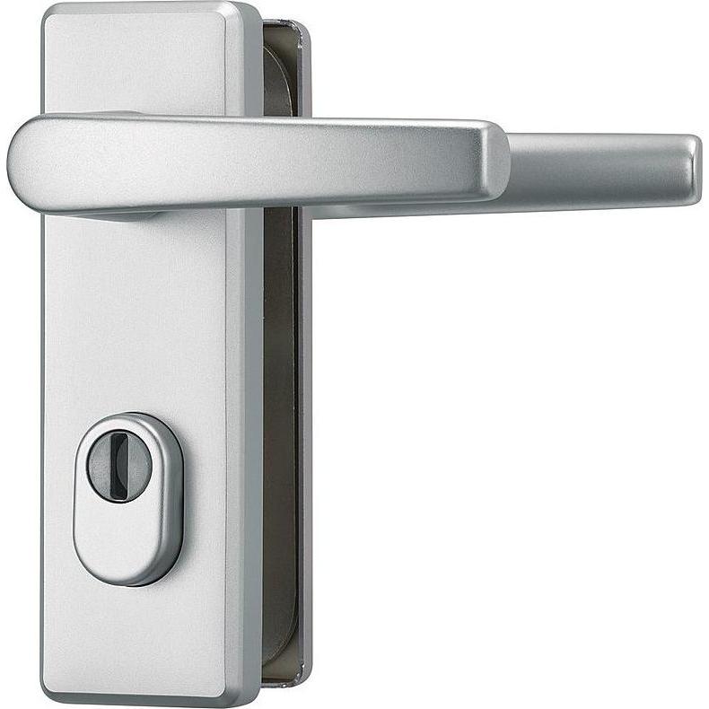 Abus, Türgriff + Fenstergriff, KKZS700 F1 FS Schutzbeschlag FH-Tür DG, alu. (Türschild)