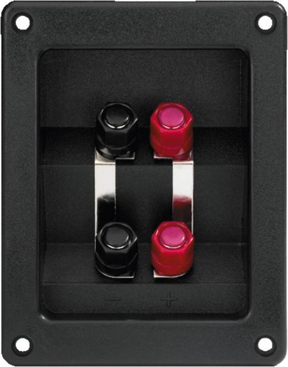 Image du produit Monacor Bornier encastré pour le bi-câblage ou la bi-amplification