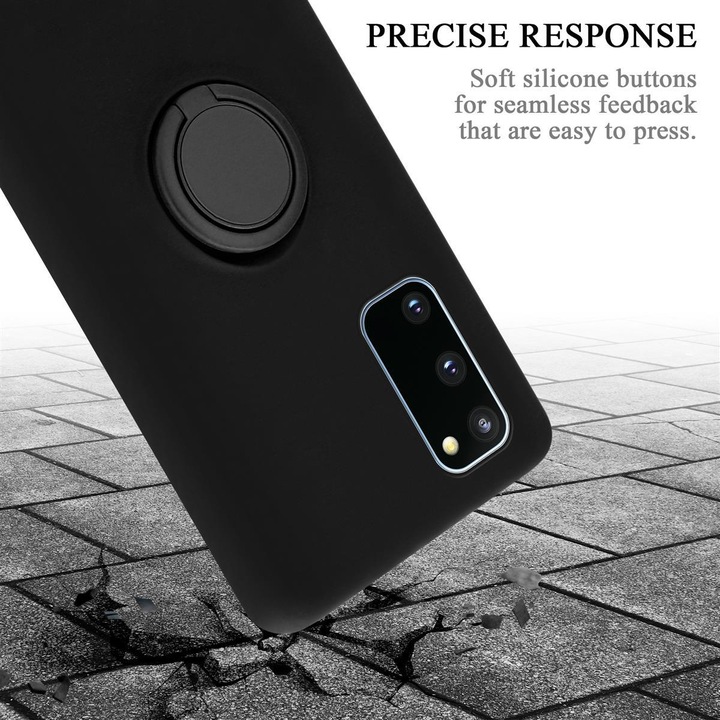 Actual product image Cadorabo TPU Liquid Ring Silicone Case Cover (Samsung Galaxy S20 FE)