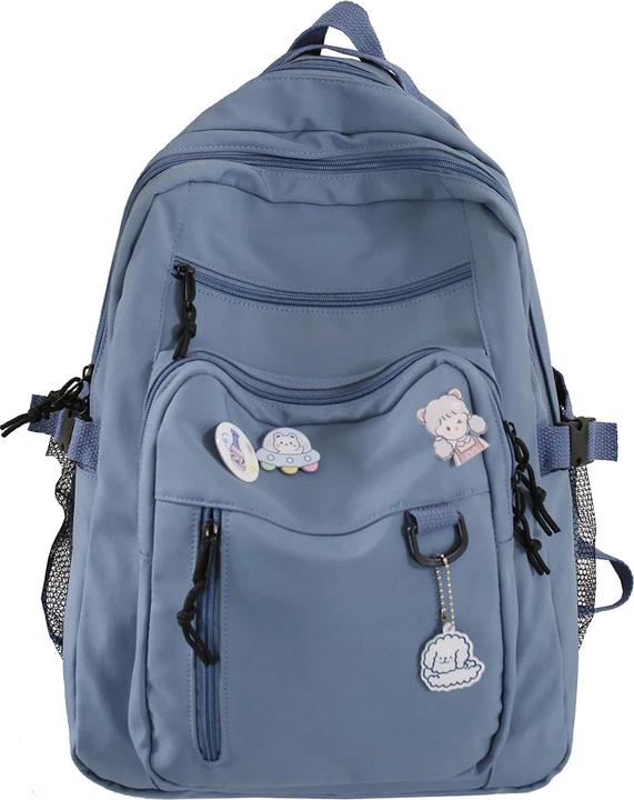 Image du produit Only-Bags.Store Grand sac à dos d'étudiant Insignes Sac à dos d'école Haute capacité Sac à dos Mignon Loisirs