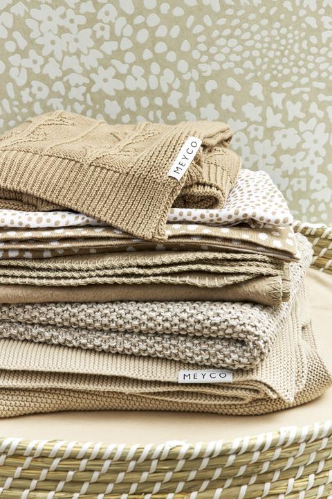 Actual product image Meyco Baby blanket Cheetah - Taupe - 75x100cm (75 x 100 cm)