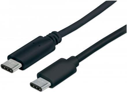 Image du produit Manhattan Fiche de type C à fiche de type C (1 m, USB 2.0)