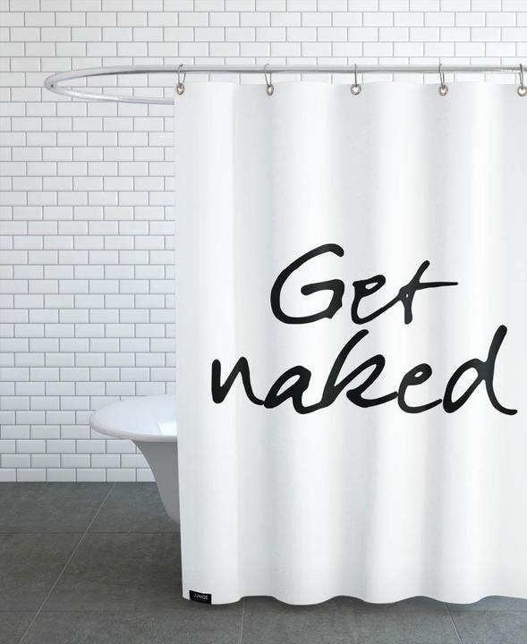 Juniqe Get Naked - Zitate & Slogans (150 x 200 cm)