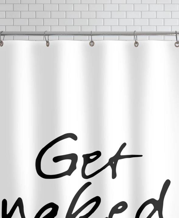 Produktbild Juniqe Get Naked - Zitate & Slogans (150 x 200 cm)