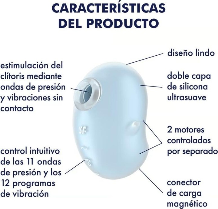 Valeurs nutritives et ingrédients Satisfyer Cutie Ghost - Bleu