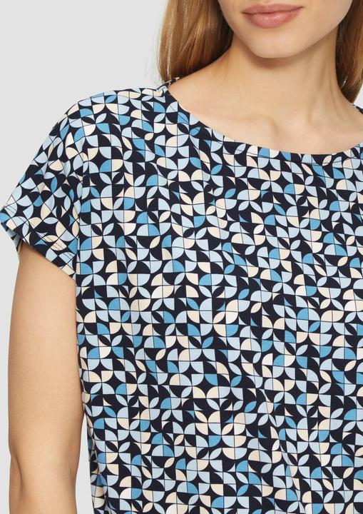 Produktbild S.Oliver T-Shirt Elastisches T-Shirt aus Viskosestretch im Relaxed Fit (46)