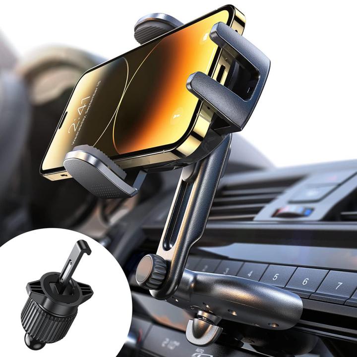 Actual product image Lisen Car Holder 2in1, 4.7inch - 7.2inch, Black