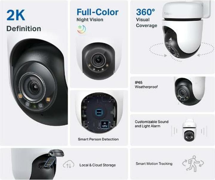Produktbild TP-Link Outdoor Pan/Tilt Security Wi-Fi CameraS (2304 x 1296 Pixels)