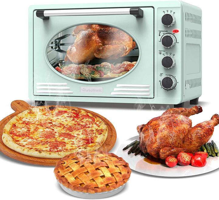 Immagine prodotto TurboTronic By Z-Line Mini forno retrò a convezione 45L in blu