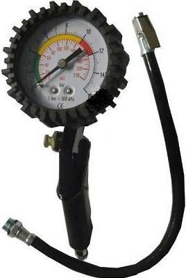 GEKO Pistolet de soufflage avec manomètre