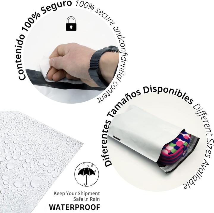 Immagine prodotto Ofituria Buste di spedizione autoadesive, resistenti e sicure per abbigliamento e accessori