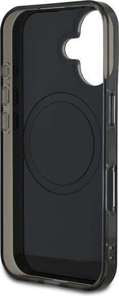 Actual product image Mercedes MEHMP16S23HRSK iPhone 16 6.1" czarny/black hardcase MB Double Layer Crossed Lines MagSaf (Apple iPhone 16)