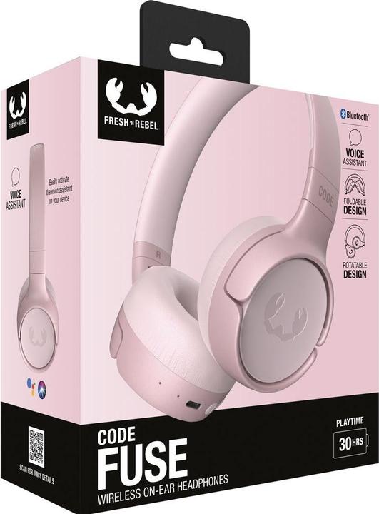 Produktbild Fresh'N Rebel Fresh 'n Rebel Code Fuse Pastel Pink (30 h, Kabellos)