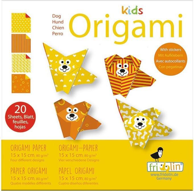 Immagine prodotto Fridolin Cane Origami di carta pieghevole 15x15