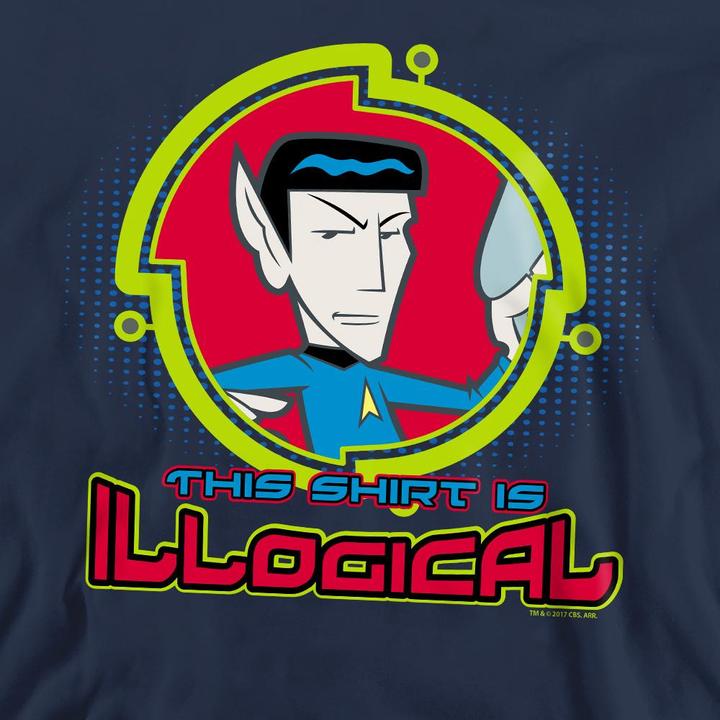 Actual product image Star Trek Quogs Unisex Adult Illogical Sweatshirt (XL)