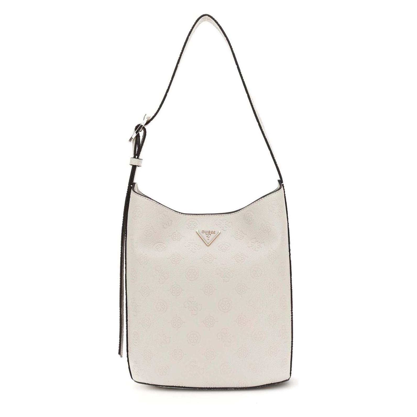 Guess, Damen, Handtasche, Cresidia Ii Bucket Bag, Beige